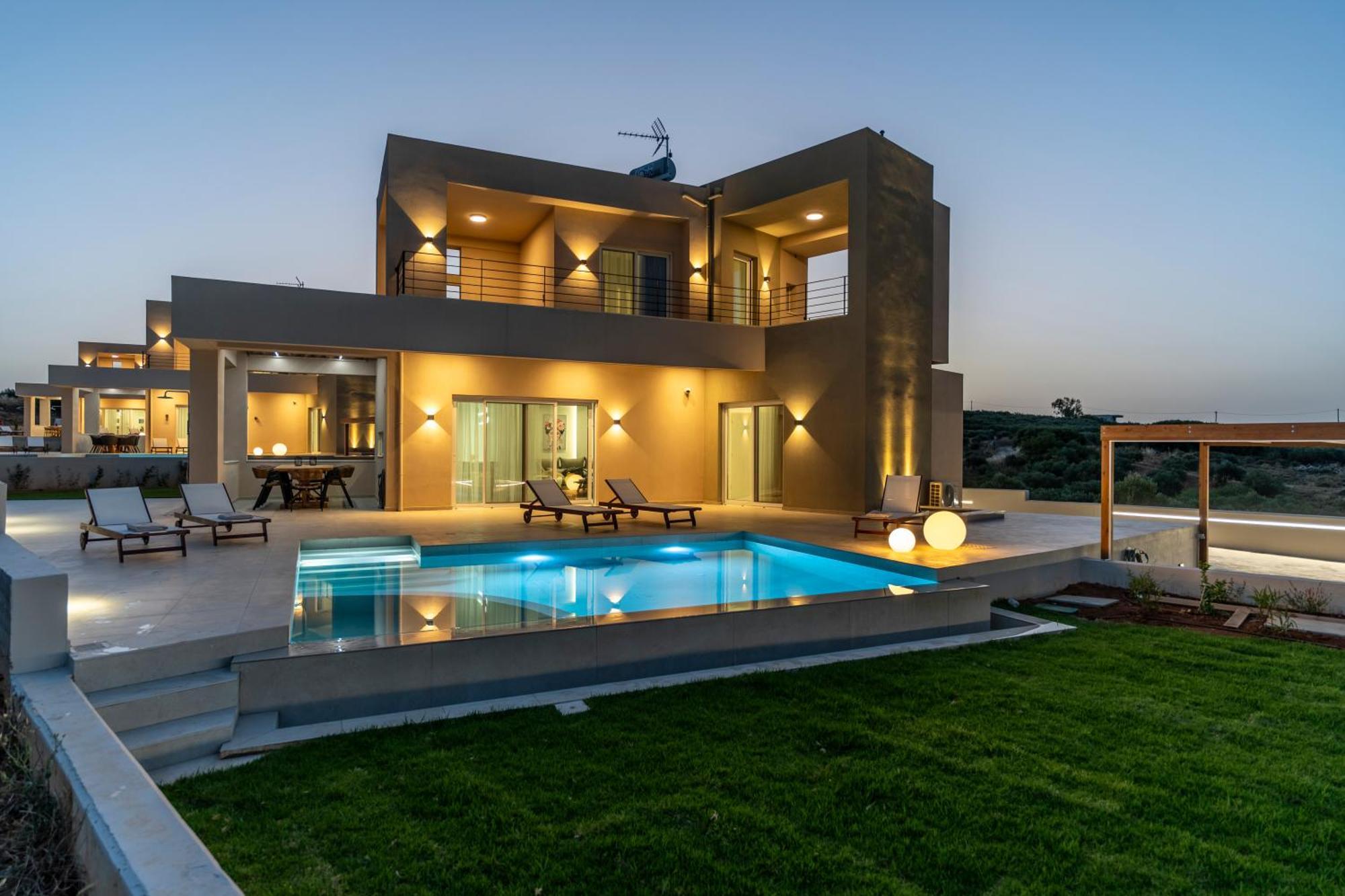 Blue Sky Villas Arkalochórion Kültér fotó
